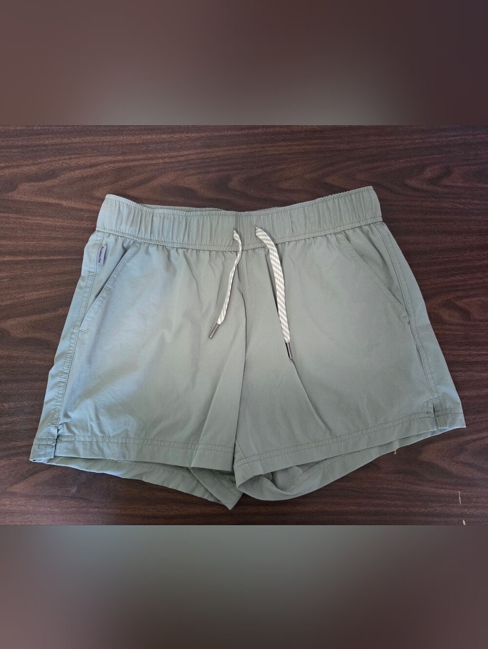 Avalanche Women's Sage Green Athletic Drawstring Shorts